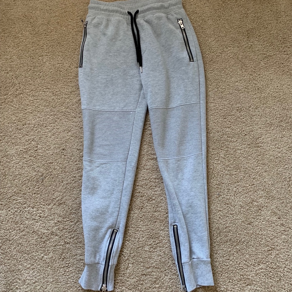 Gray joggers